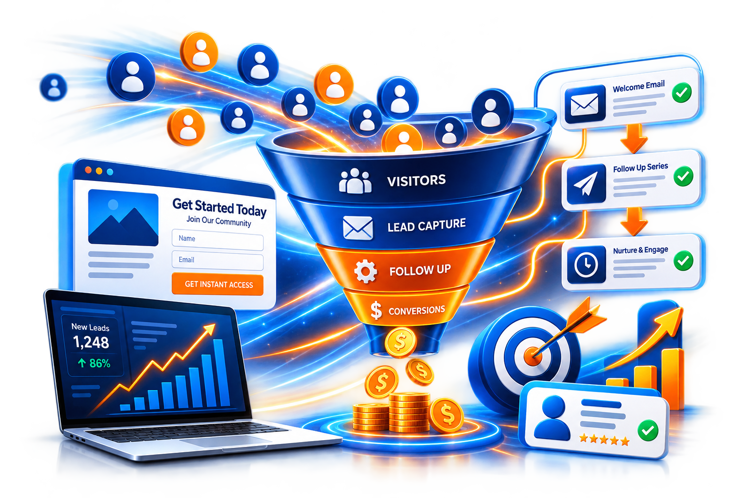 Lead & Conversion Tools - LaunchForge Studio Lead generation tools for online business