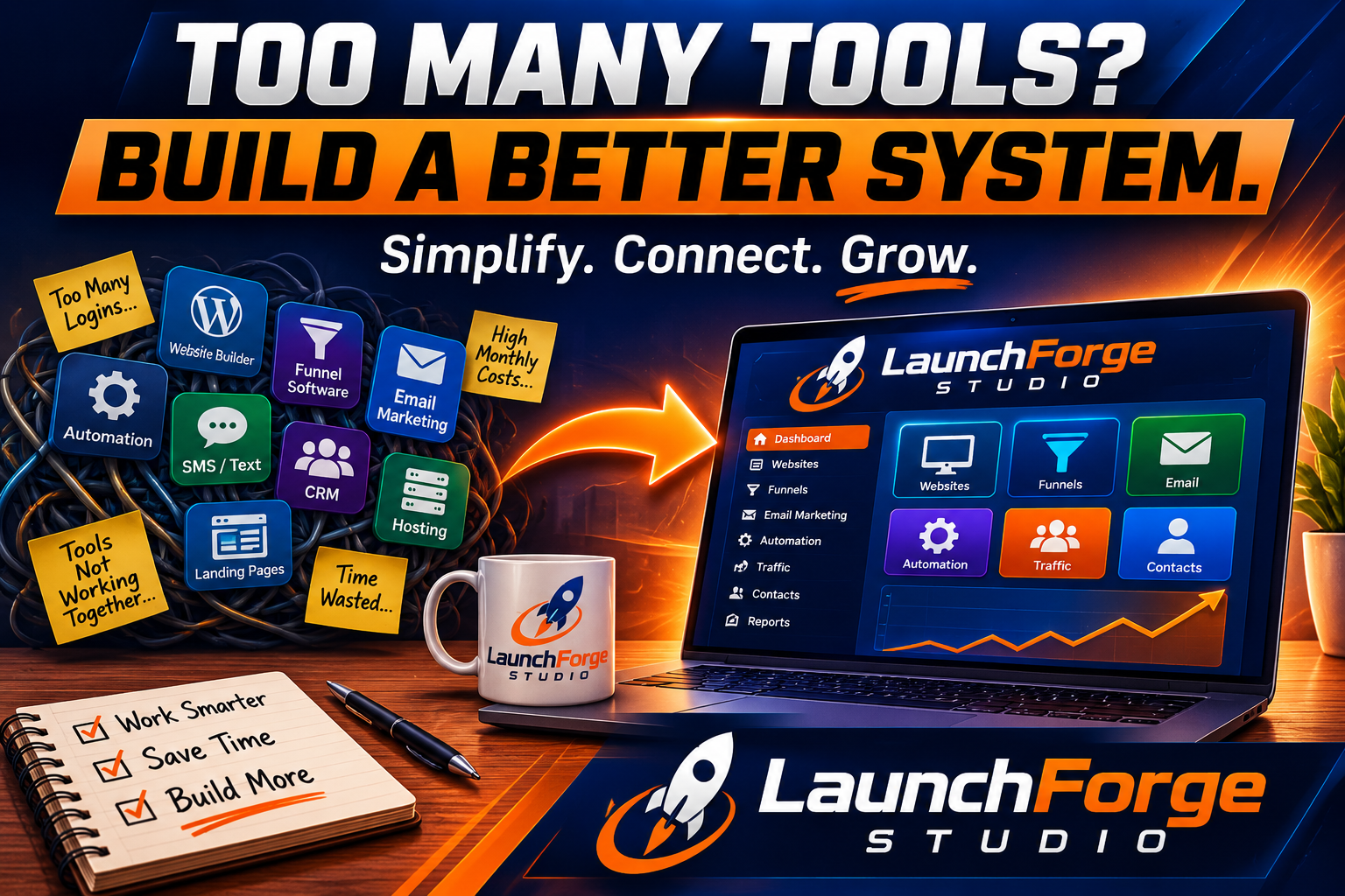Online business system designed to simplify and connect your business tools