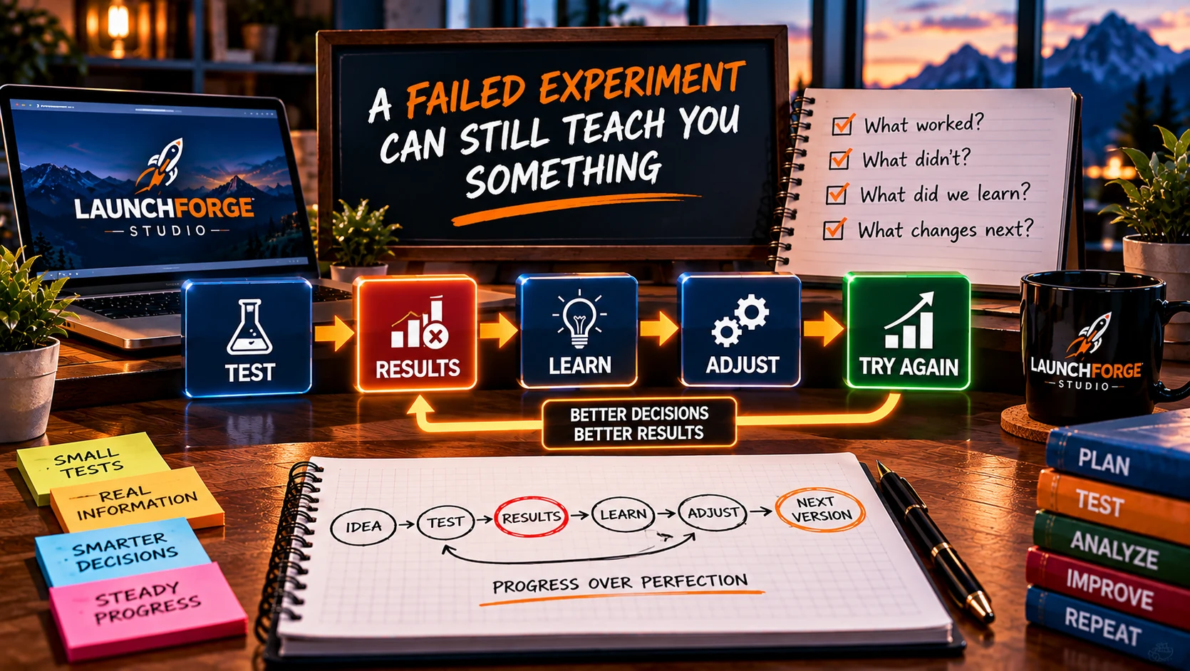 Learn from online business experiments and improve what you build next