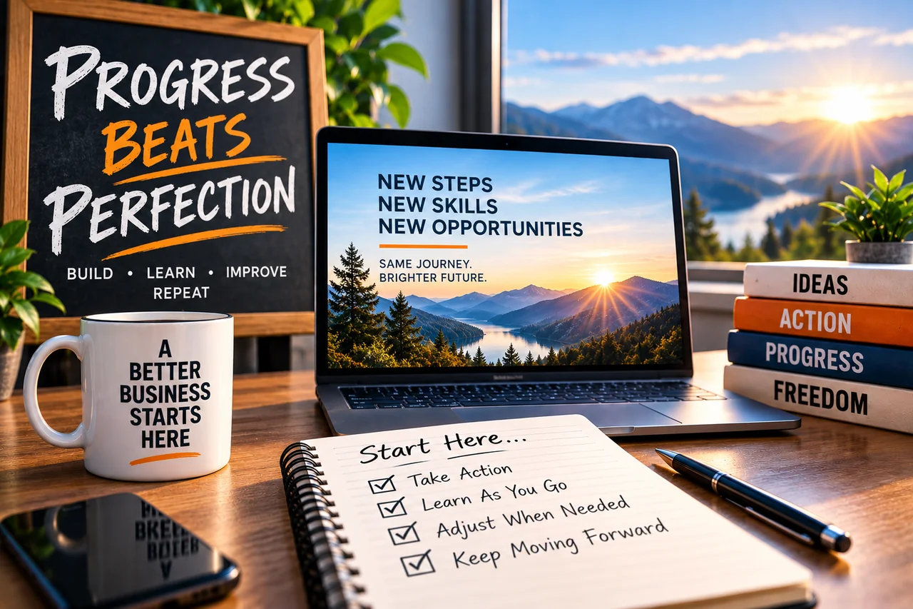 Online business evolves through action learning and continuous improvement