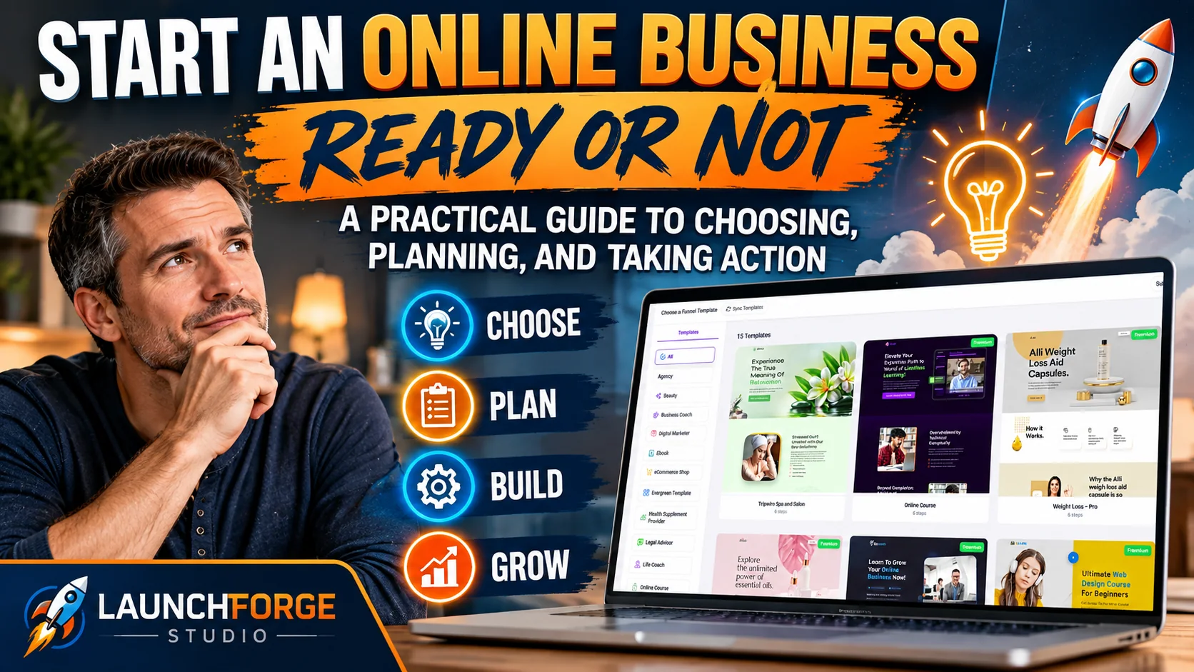 How to choose an online business idea and start building