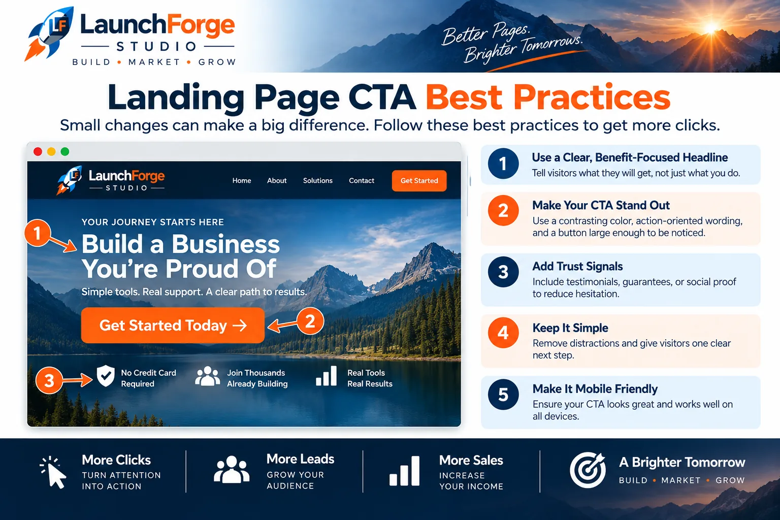 Landing page CTA best practices for clearer calls to action