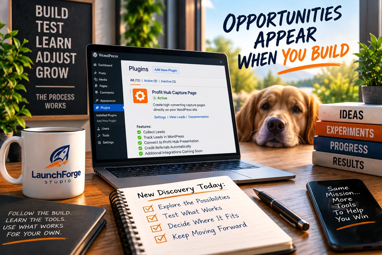 New business opportunities can appear after you start building