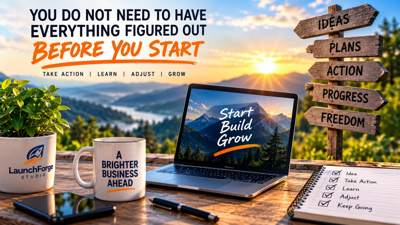 You do not need to have everything figured out before you start your business