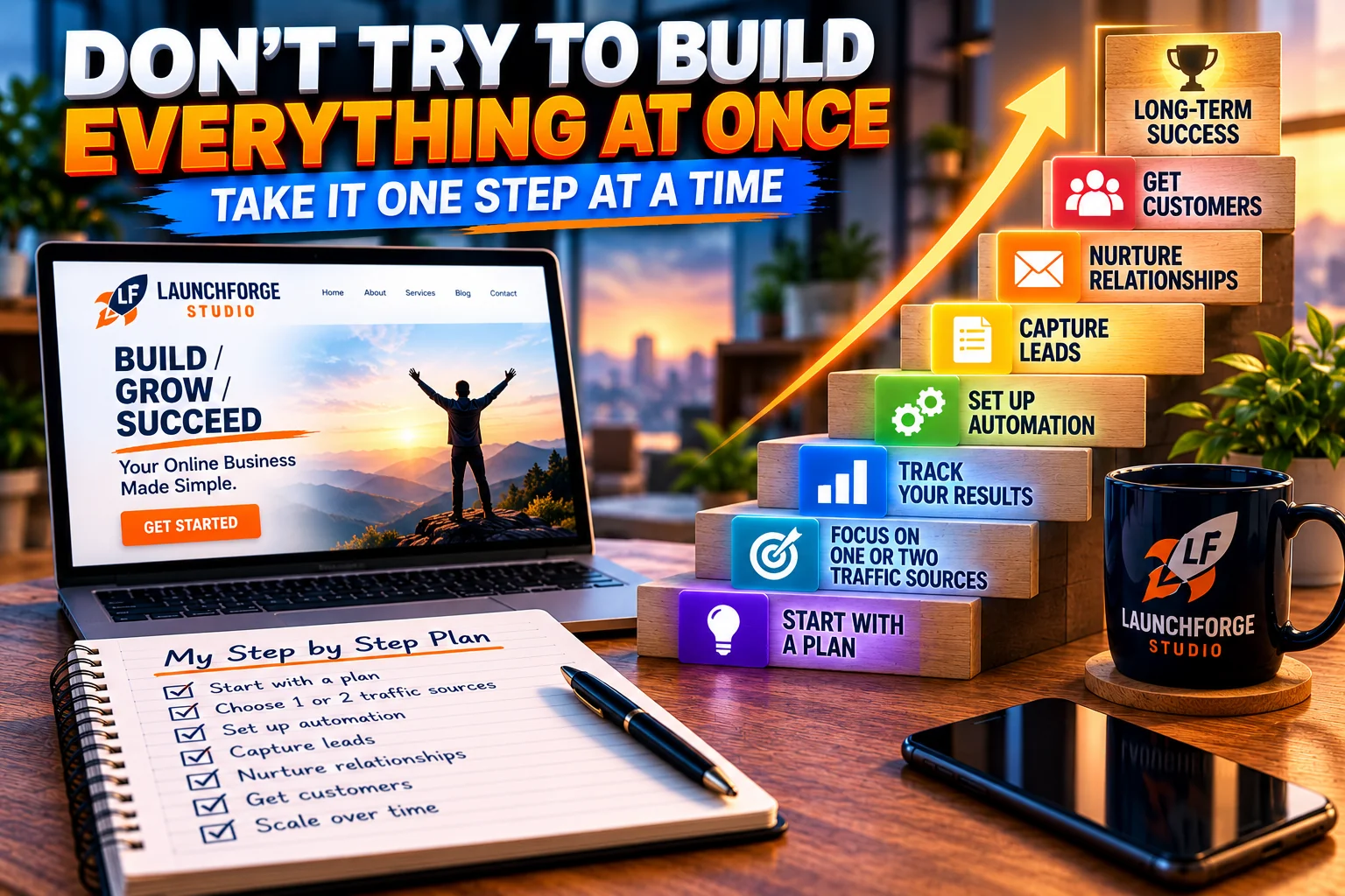 Don't try to build everything at once