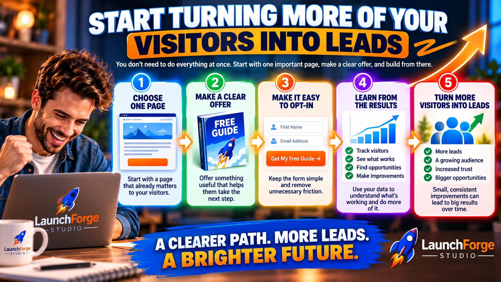 Start turning more website visitors into leads
