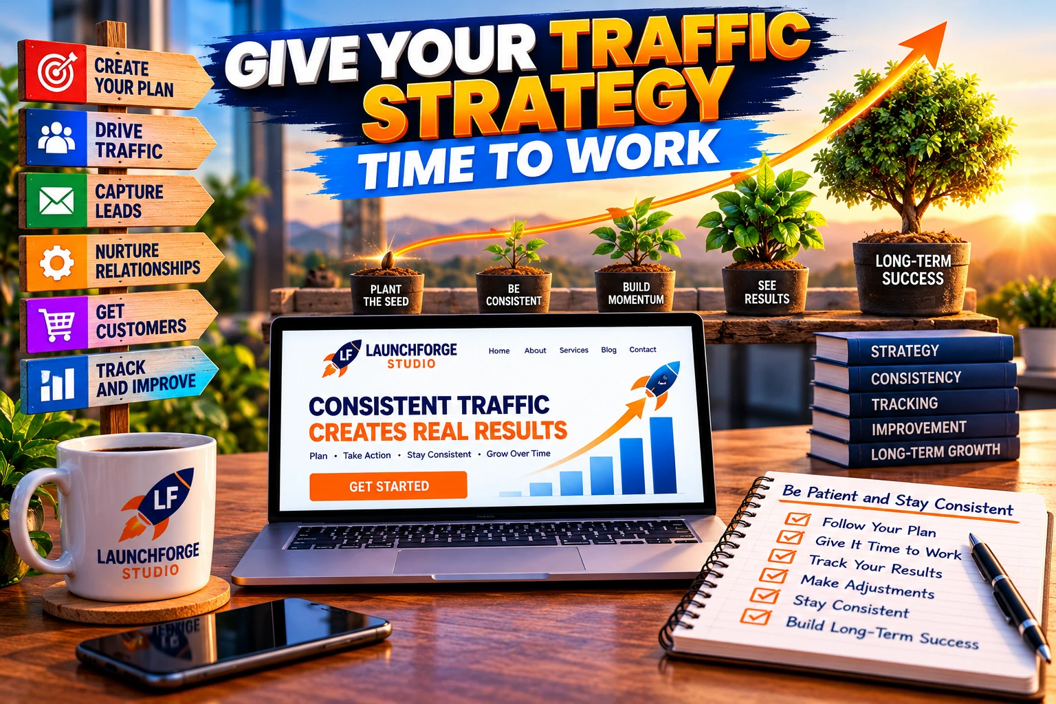 Give your traffic strategy time to work