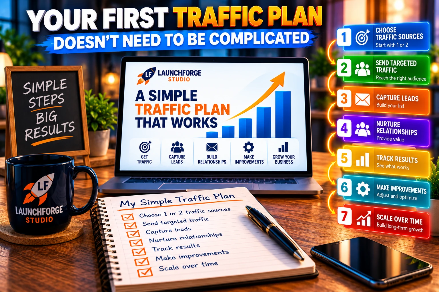 Your first traffic plan doesn't need to be complicated